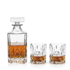 Admiralâ„¢ 3-Piece Decanter & Tumbler Set by ViskiÂ®