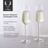Seneca Crystal Champagne Flutes ViskiÂ®
