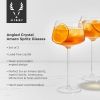 Angled Crystal Amaro Spritz Glasses by ViskiÂ®