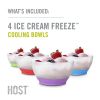 Ice Cream FREEZEâ„¢ Cooling Bowl Set of 4 in SIOC Pkg by HOSTÂ®