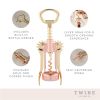 Copper and Gold Winged Corkscrew by TwineÂ®
