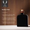Irving Nautilus Ceramic Flask in Black ViskiÂ®