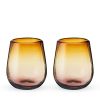 El Ocaso Stemless Recycled Wine Glass Set by Twine LivingÂ®