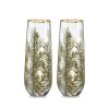 Woodland Stemless Champagne Flute Set by TwineÂ®