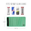 Insta-Chill Slim Can Sleeve in Green by HOSTÂ®
