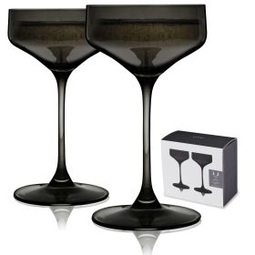Reserve Nouveau Crystal Coupes in Smoke ViskiÂ®