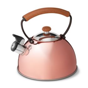 Hadley Tea Kettle in Rose Gold by Pinky Up