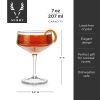 Admiral Crystal Coupe Glasses ViskiÂ®