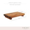Acacia Footed Serve Board by Twine LivingÂ®