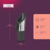 Wine Pourer and Stopper in Graphite by Innovineâ„¢