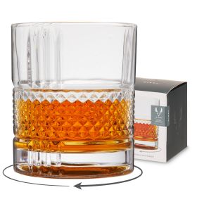 Revolve Crystal Spinning Rocks Glass ViskiÂ®