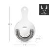 Harrison Hawthorne Strainer in Silver ViskiÂ®