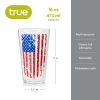 Vertical Flag Pint Glass by True