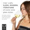 Seneca Crystal Faceted Stemless Flute Glasses ViskiÂ®