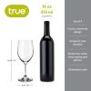 Taste Set of 4 Red And White Tasting Glass by True