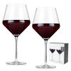 Raye Crystal Angled Burgundy Glasses ViskiÂ®