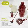 Red Barware Set