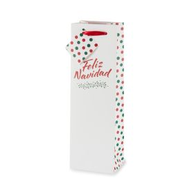 Feliz Navidad Red & Green Wine Bag Cakewalkâ„¢