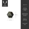 4-Piece Glacier RocksÂ® Hexagonal Basalt Stones ViskiÂ®