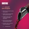 Wine Pourer and Stopper in Graphite by Innovineâ„¢