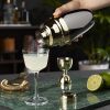 Deco Heavyweight Cocktail Shaker in Black & Gold ViskiÂ®
