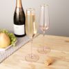 Rose Crystal Champagne Flute Set by TwineÂ®