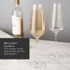 Raye Crystal Angled Champagne Flutes ViskiÂ®