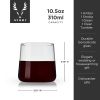 Aurora Cocktail Tumblers in 4 Colors ViskiÂ®