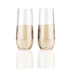 Flexiâ„¢: Stemless Champagne Flute Set