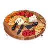Acacia Footed Cheese Board & Knife Set by Twine LivingÂ®