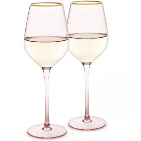 Rose Crystal White Wine Glass Set by TwineÂ®