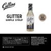 12.7 oz. Glitter Simple Syrup by Collins