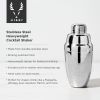 Harrison Heavyweight Cocktail Shaker in Silver ViskiÂ®