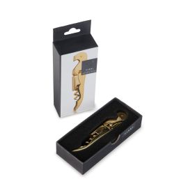 Belmont 24k Signature Double-Hinged Corkscrew in Gold ViskiÂ®