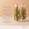Woodland Stemless Champagne Flute Set by TwineÂ®