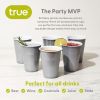 16 oz Silver Party Cups 24 pack by True