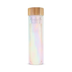Blairâ„¢ Iridescent Glass Travel Infuser Mug by Pinky Up
