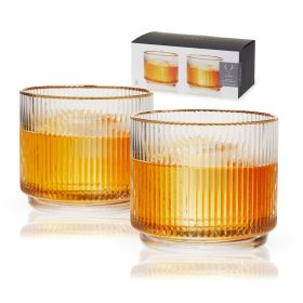 Meridian Crystal Lowball Tumblers ViskiÂ®