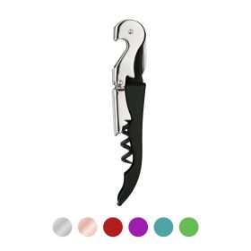 Black Truetapâ„¢ Double-Hinged Waiter's Corkscrew