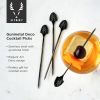 Gunmetal Deco Cocktail Picks by ViskiÂ®