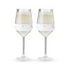 Wine FREEZE Stemmed in Marble (set of 2)  by HOSTÂ®