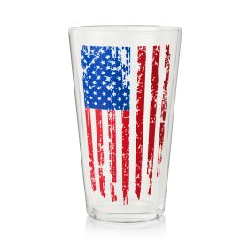 Vertical Flag Pint Glass by True