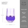 Wine FREEZEâ„¢ XL in Tinted Set (set of 4)by HOSTÂ®