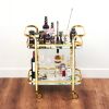 Gold Bar Cart by ViskiÂ®