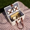 Tahoe Cream Picnic Basket for Four by Twine LivingÂ®