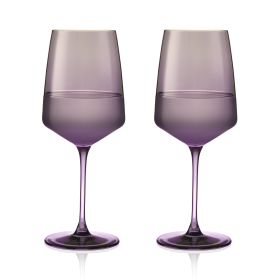 Reserve Nouveau Wine Glasses in Violet Viski