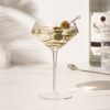 Seneca Crystal Diamond Martini Glasses ViskiÂ®