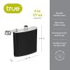 Monte Carloâ„¢: 6 oz Faux Leather Flask