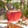 Big Red Galvanized Metal Tub by TwineÂ®
