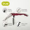 Truetapâ„¢: Double-Hinged Waiter's Corkscrew in Burgundy